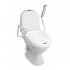 Hi-Loo réhausseur de toilette fixe avec accoudoirs - hauteur 6 cm