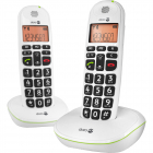 PhoneEasy 100w Téléphone duo sans fil - blanc