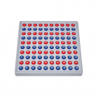 SCHUBI Abaco 100 avec chiffres - 10/10 boules rouges/bleues