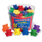 Three Bear Family - Zes kleuren basisset - Set van 96 - Kleine materialen om te tellen en sorteren