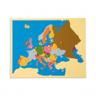 Inlegkaart Europa