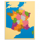 Inlegkaart Frankrijk