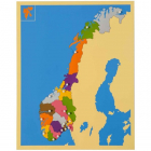 Inlegkaart Noorwegen