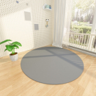 Tapis de sol rond Gris - 200 cm