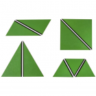 Set groene driehoeken