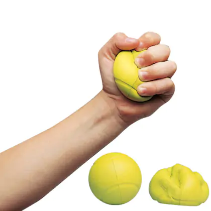 Balles anti-stress pour exercices des mains, lot de 3 - Soins à