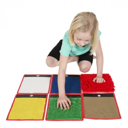 Tapis sensoriel modulaire 16 pièces tapis pour enfants Tapis de