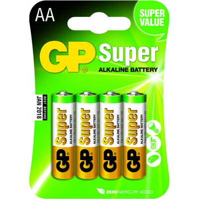 Piles AA Super Alkaline - 4 piles