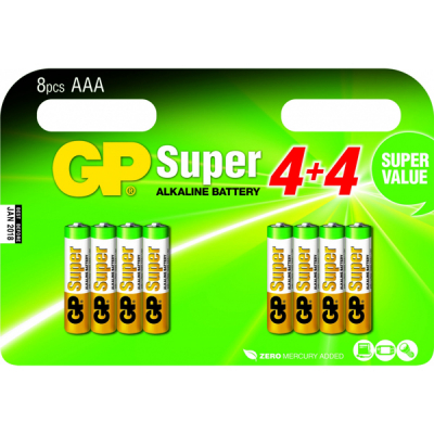 Piles AAA Super Alkaline multipack - 8 piles