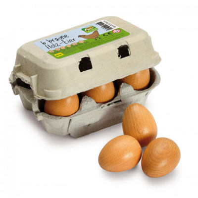 Eieren bruin - In karton - Voeding - Spelen