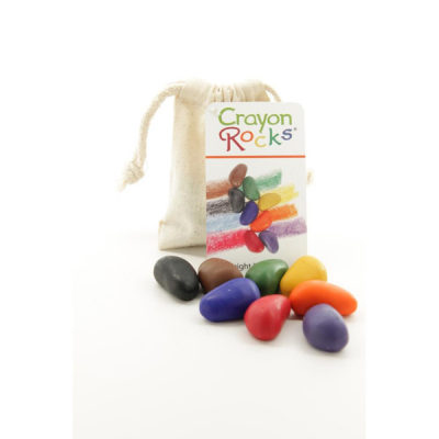 Crayon Rocks - Krijtjes van soja - Zakje met 8 krijtjes