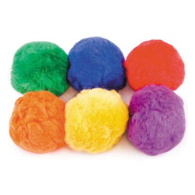 Fleece ballen (set van 6) / Jeu de 6 balles laine