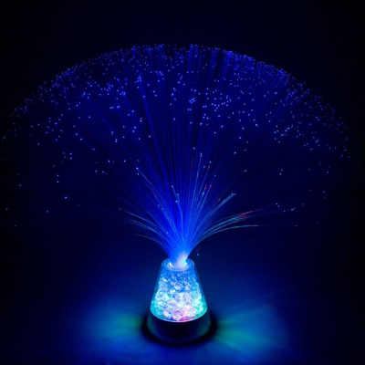 Plume de lumière à fibre optique