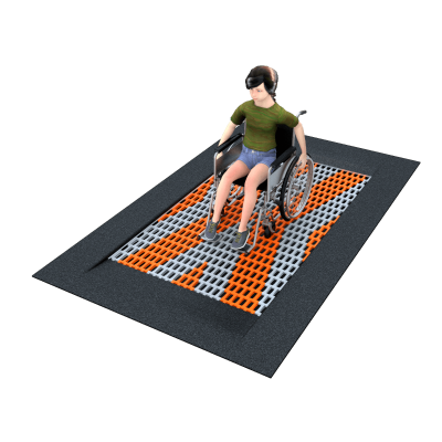 Trampoline rectangulaire Inground