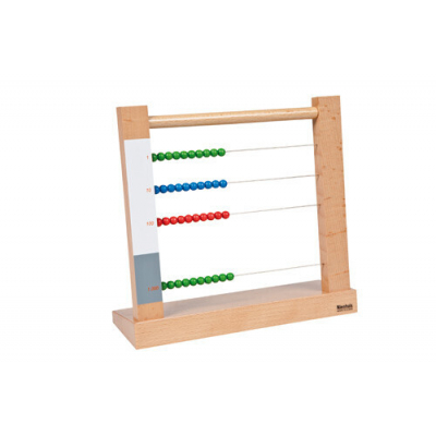 Outil de calcul Montessori - Outil de calcul en bois Massief abaque, Jeux