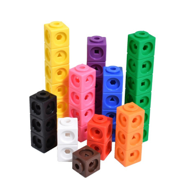 Jeu de cubes Mathématiques 12 pièces, 20 mm en boîte – Senso-Care