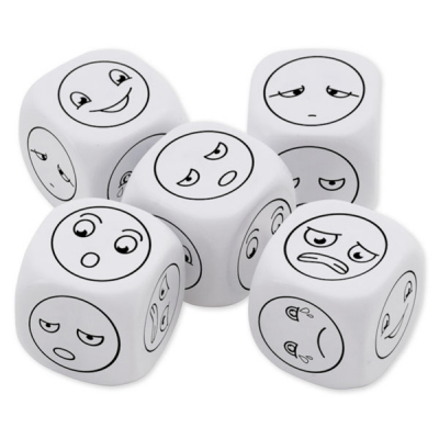 TimeTEX Cube Set Emotions "6 Faces", 5 pcs.