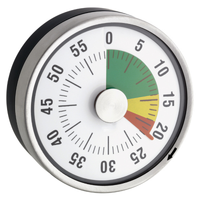 Horloge de durée "Automatique" Compacte avec aimant et disque de feux tricolores - minuterie